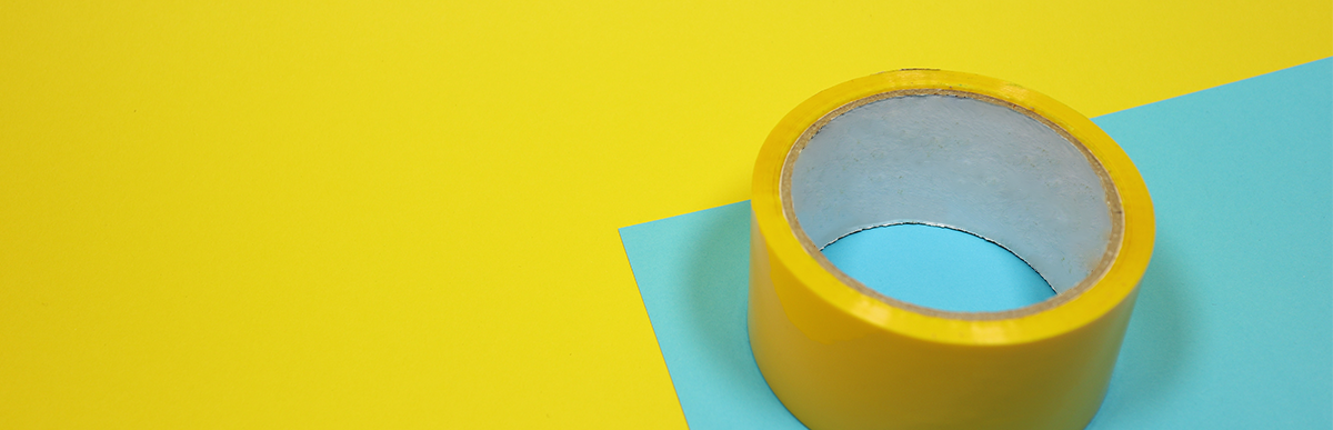 Image of yellow duct tape
