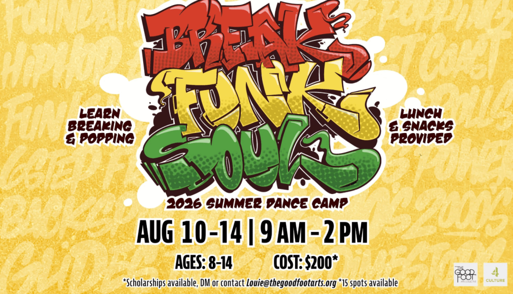 Break Funk Soul 2026 Summer Dance Camp Flyer