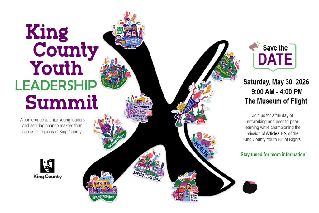 Save the date for King County Youth Leadership Summit