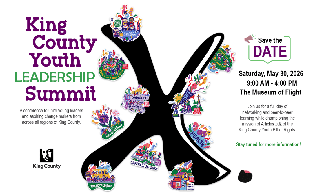 Save the date: King County Youth Leadership Summit on May 30